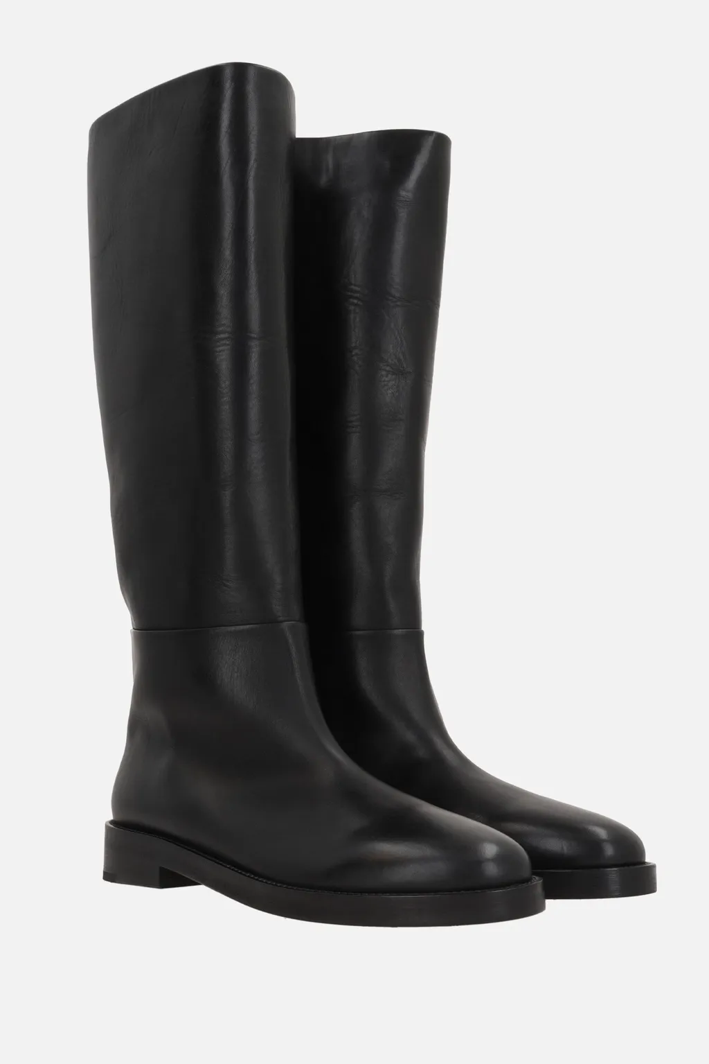 Round-Toed Ankle Boots