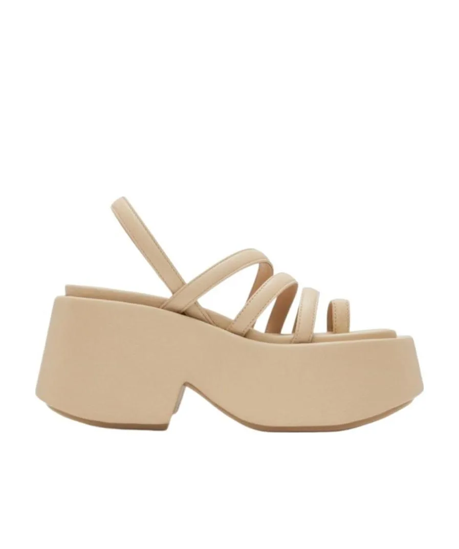 Strappy Platform Leather Sandals