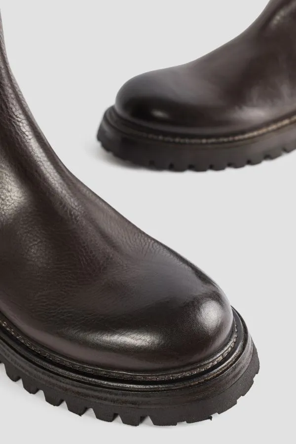 Carrucola Round-Headed Boots