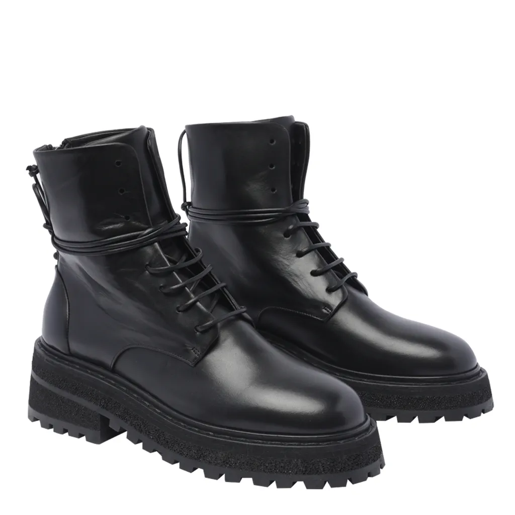 Lace-Up Ankle Boots