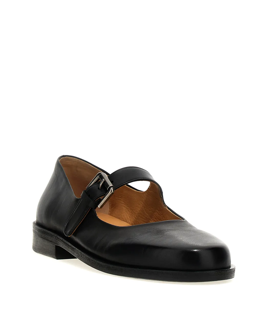 Round-Headed Mary Jane Shoes