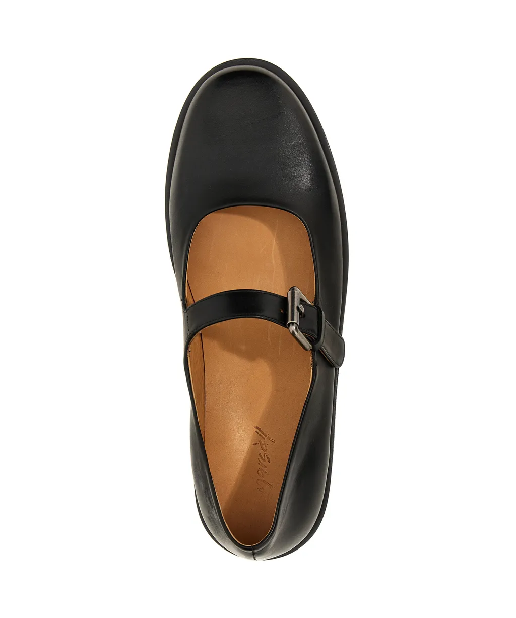 Round-Headed Mary Jane Shoes