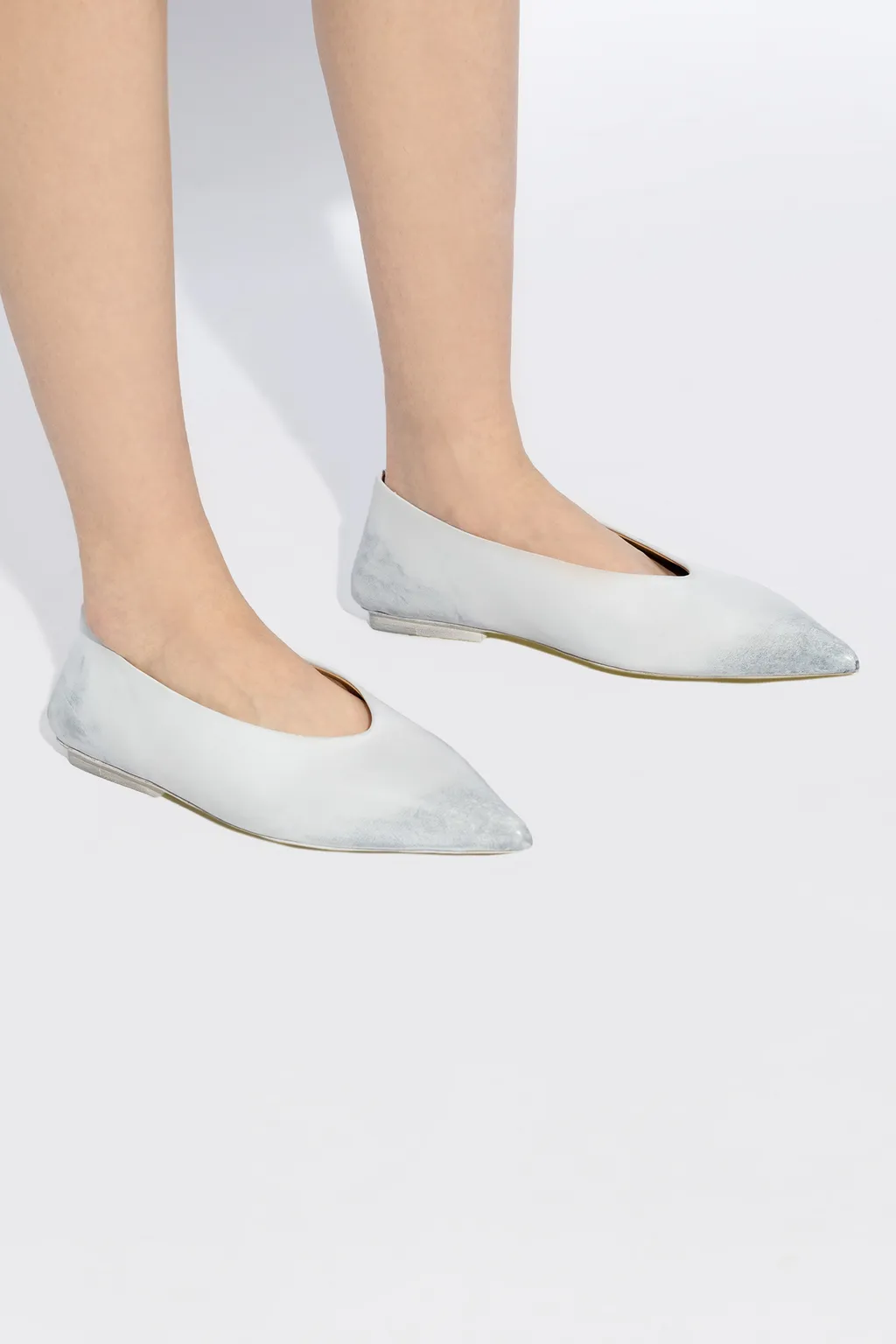 Pointed-Toe Ballet Flats