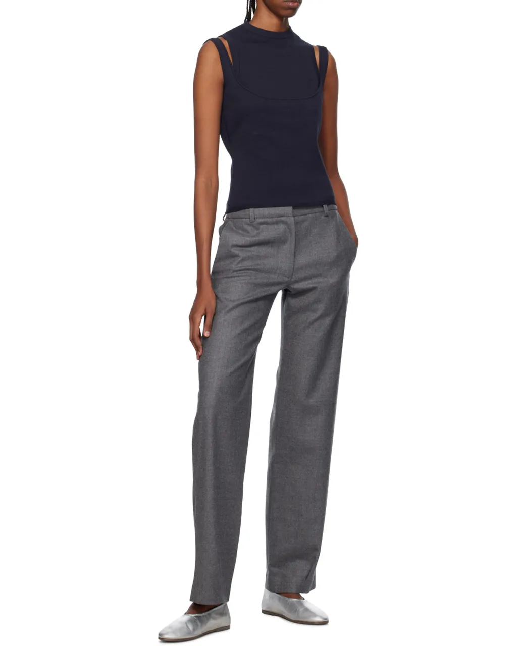 Round-Toe Ballet Flats