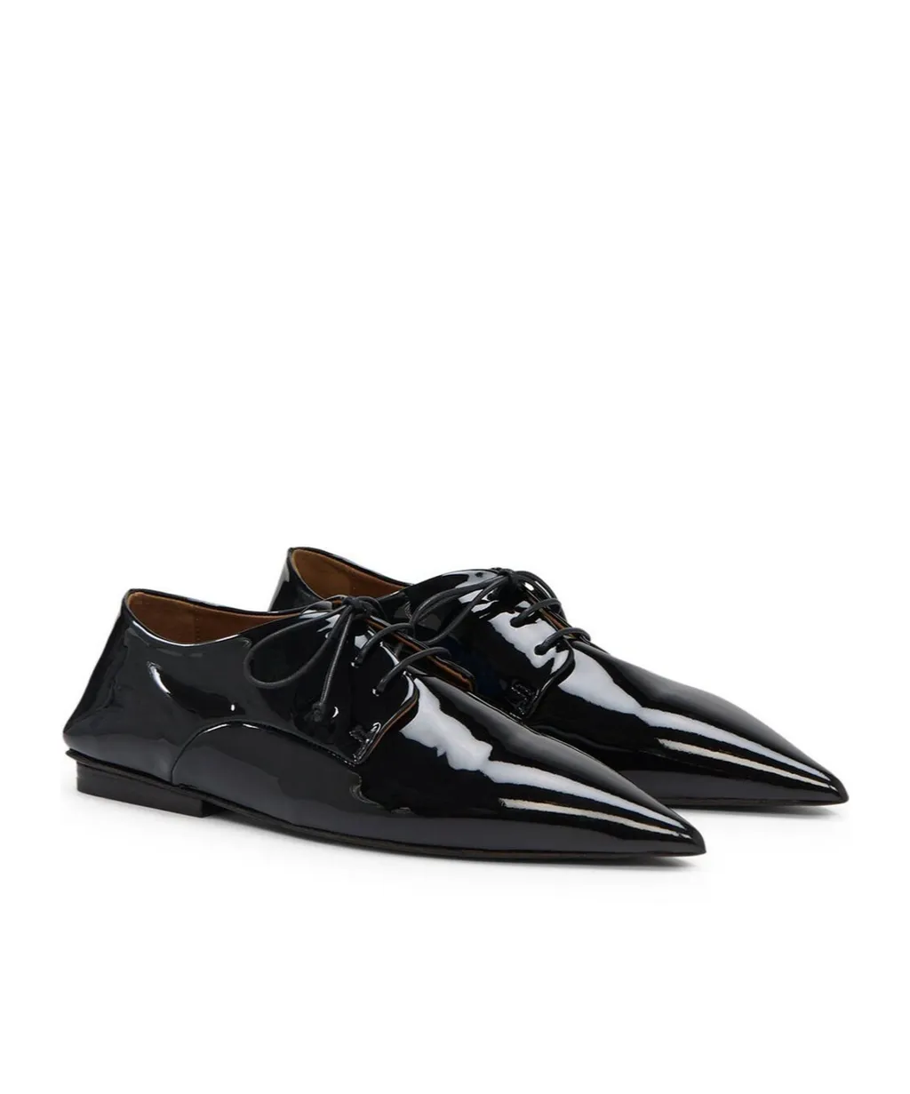 Ago Pointed-Toe Oxfords