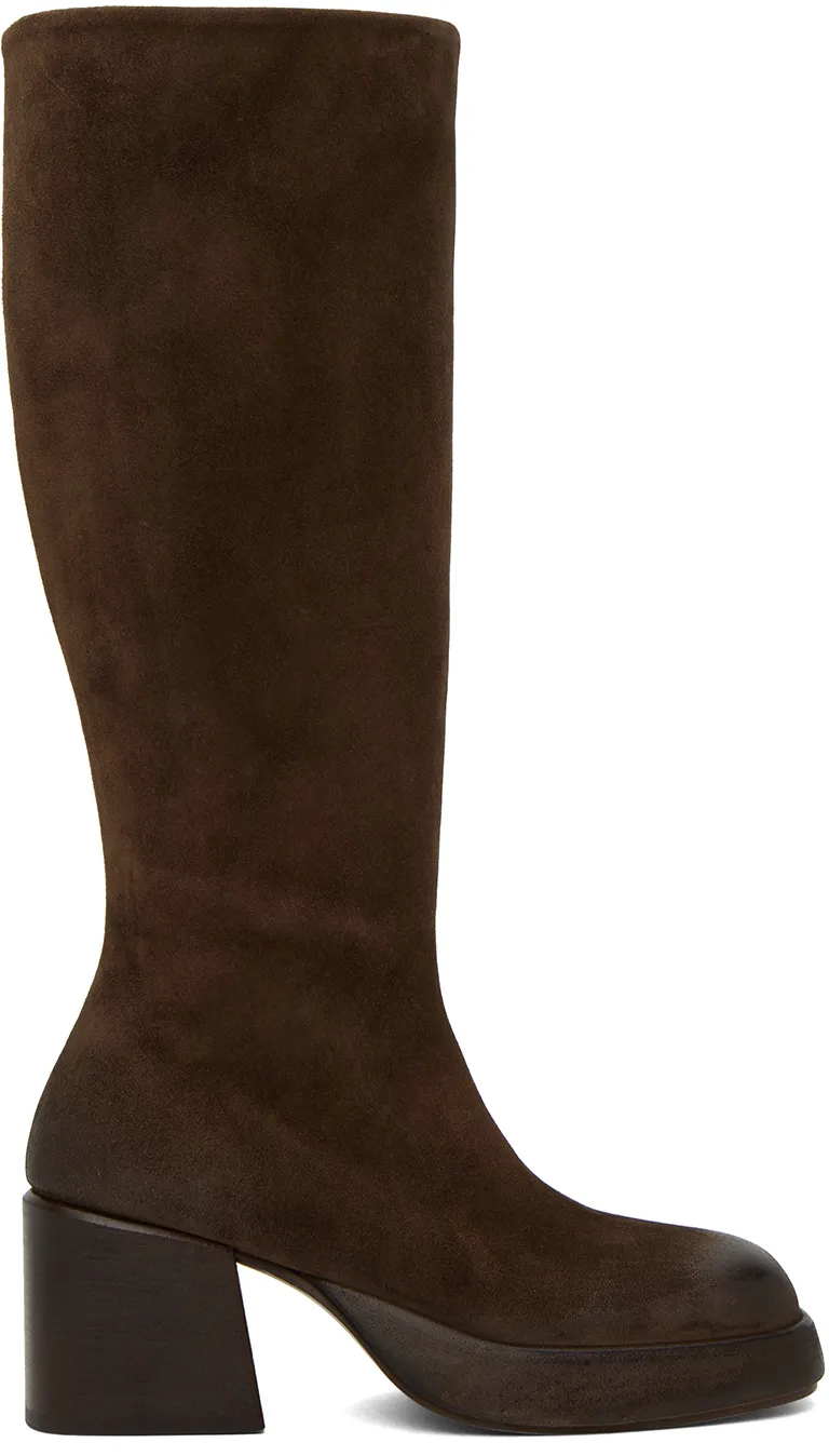 Plattino Square Head Boots