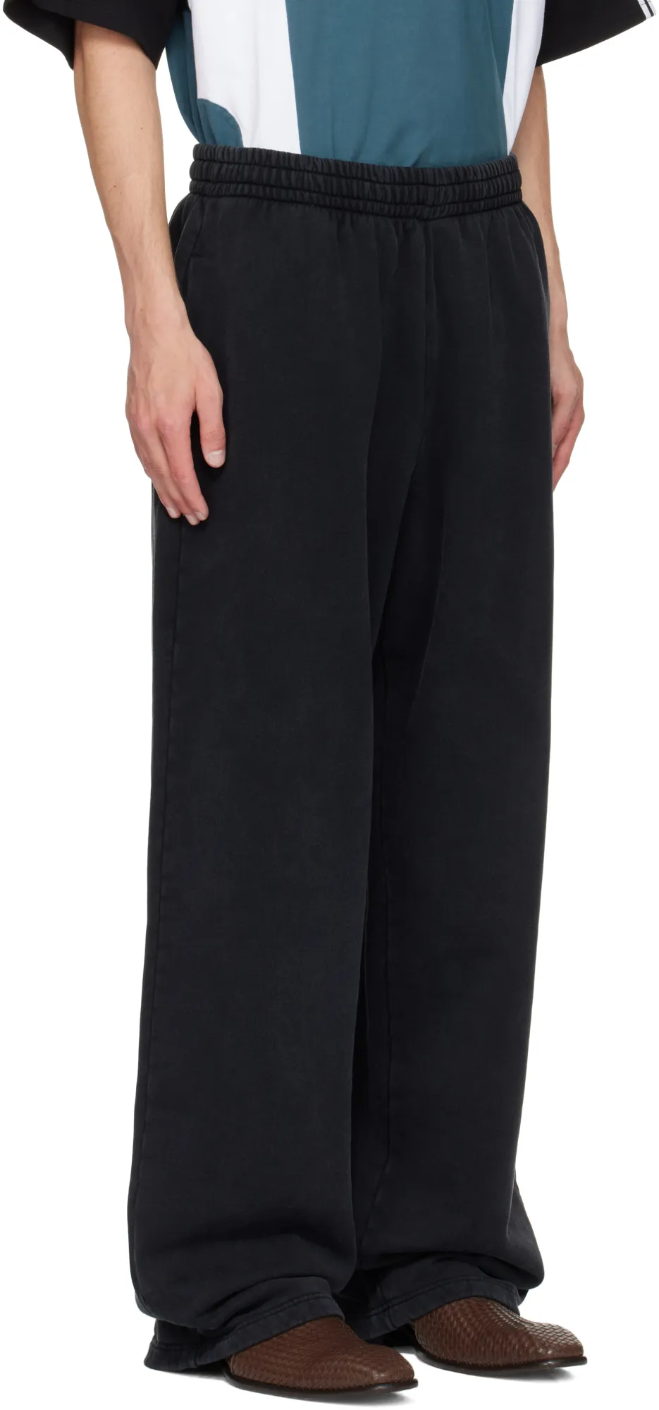 Wide-Leg Sweatpants