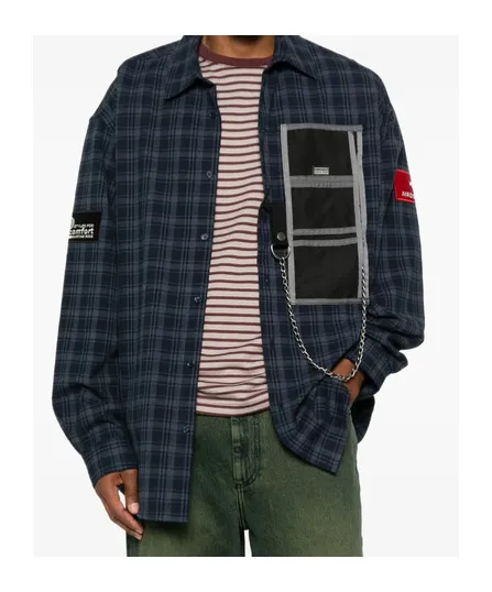 Checked Long-Sleeved Shirt