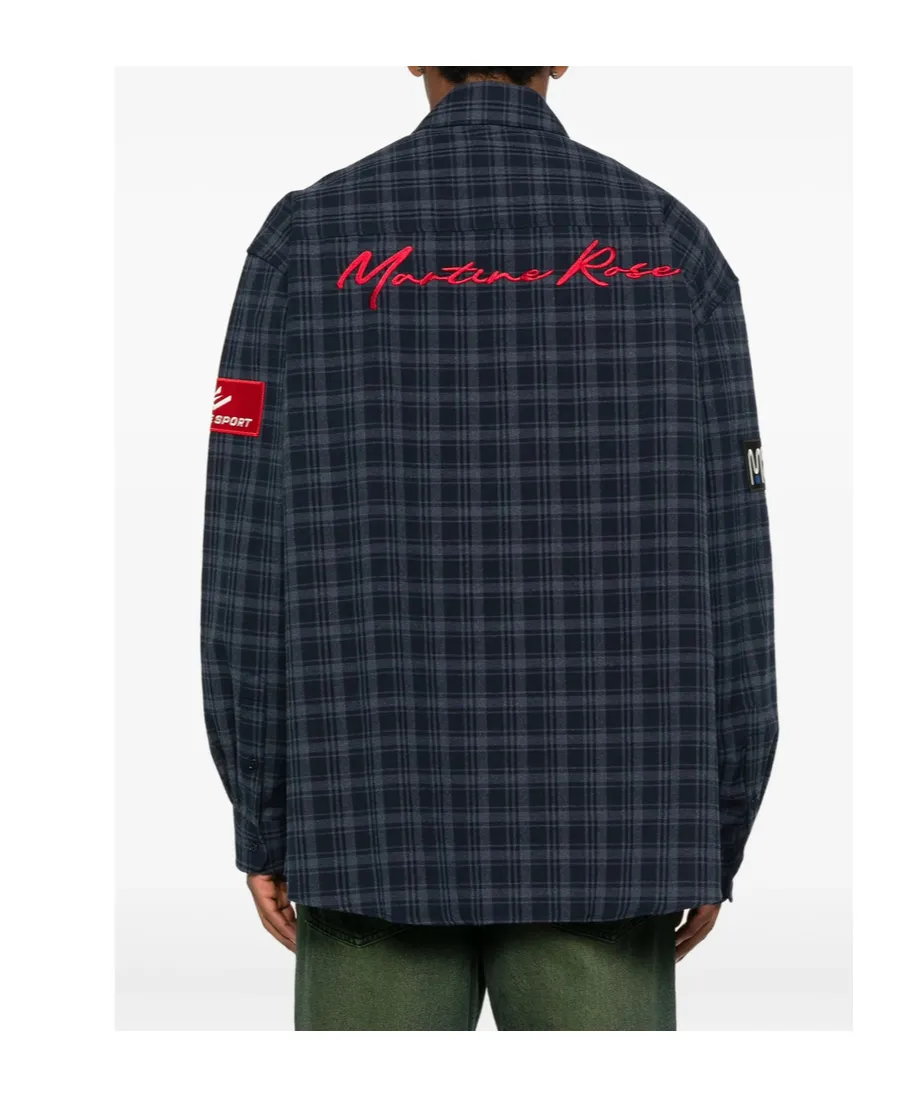 Checked Long-Sleeved Shirt