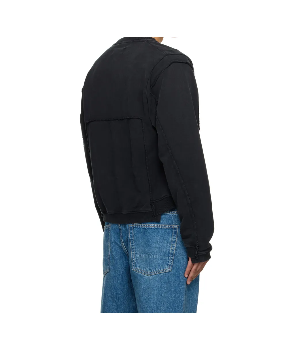 Shrunken Zip-Up Sweatshirt