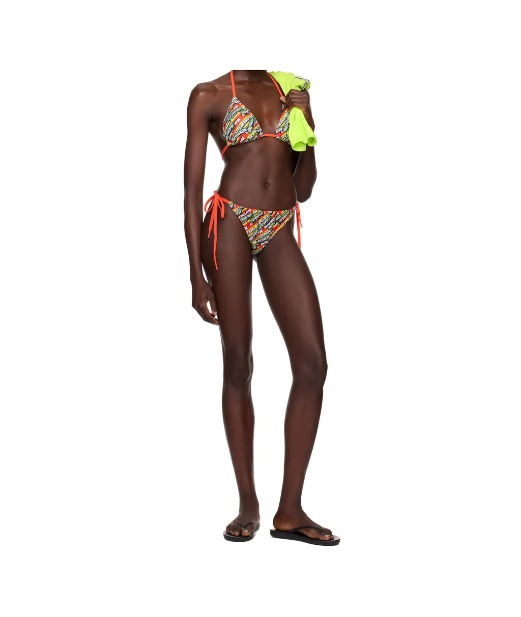 Stretch Nylon Knit Bikini Top