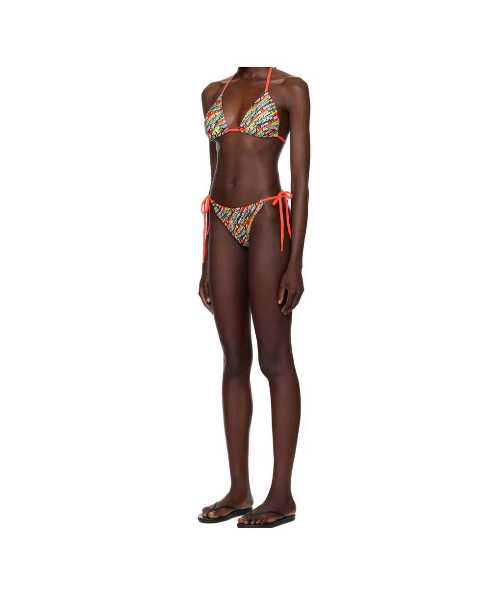Stretch Nylon Knit Bikini Top