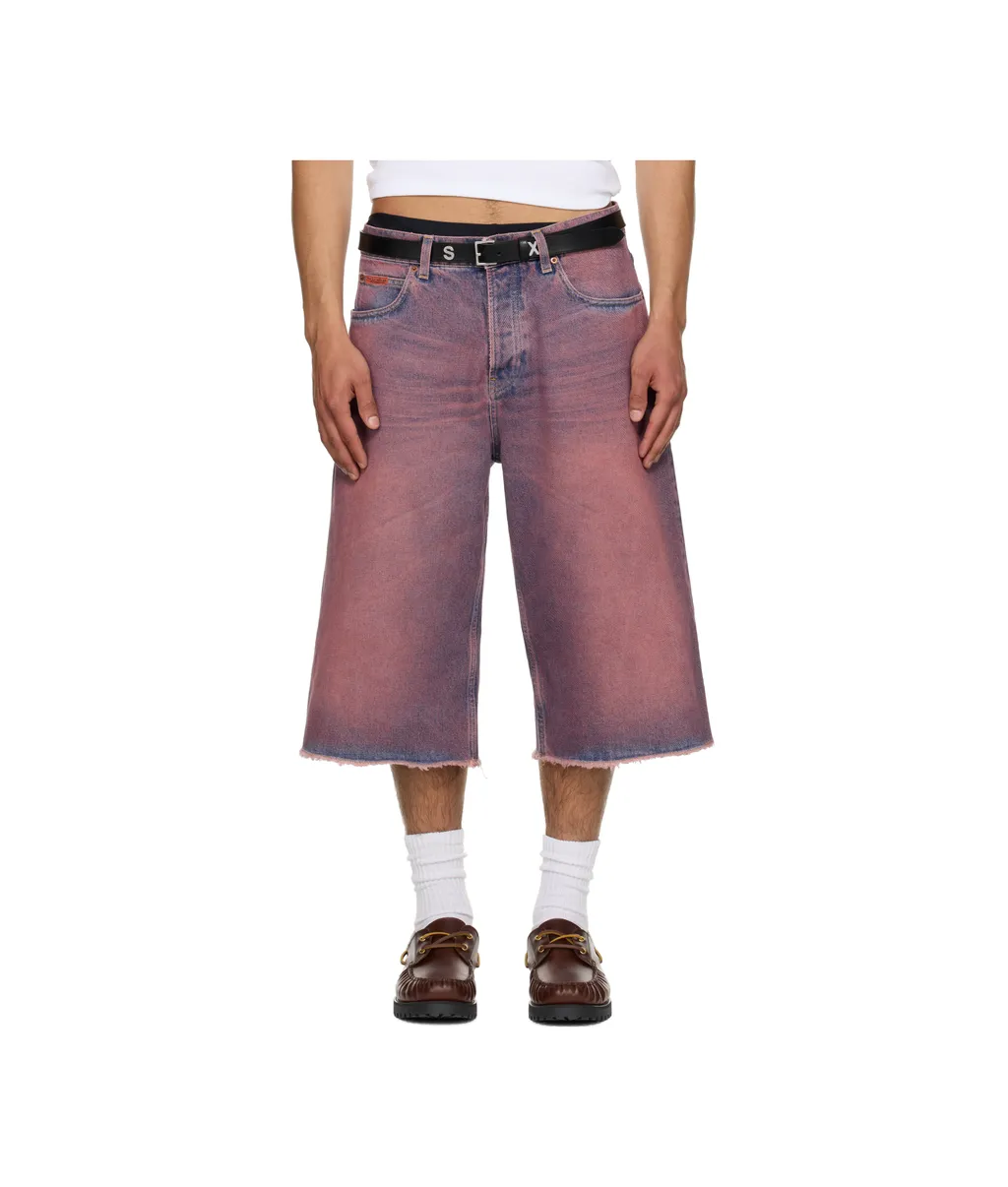 Frayed Denim Shorts