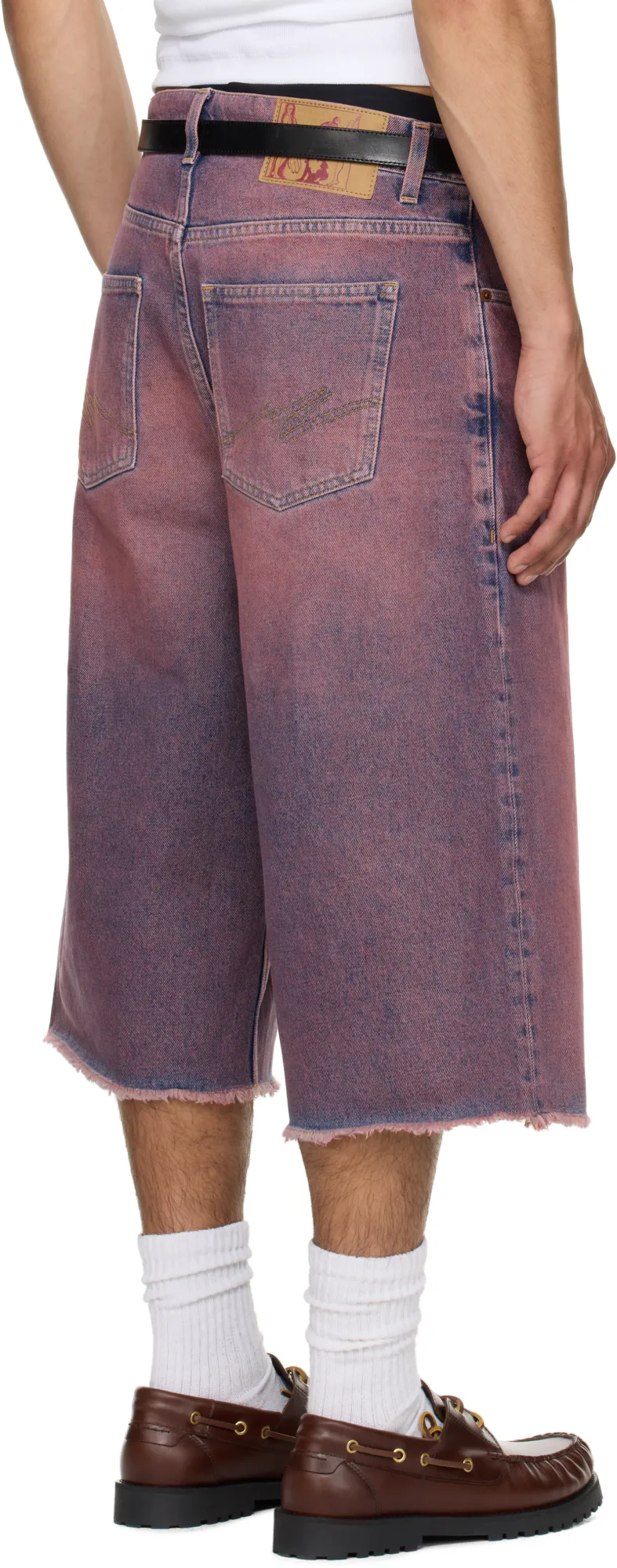 Frayed Denim Shorts