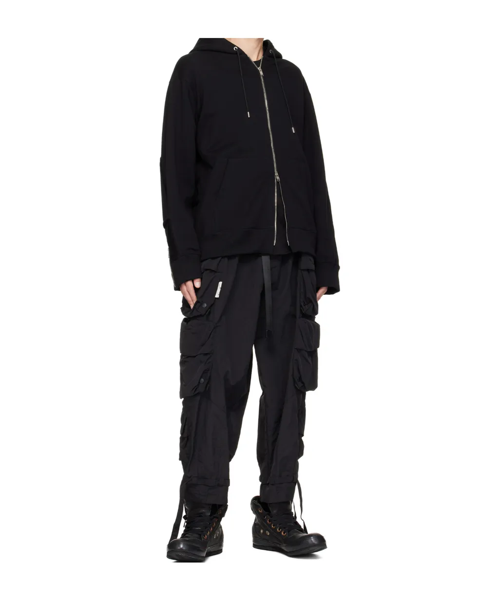 Logo-Printed Hooded Jacket