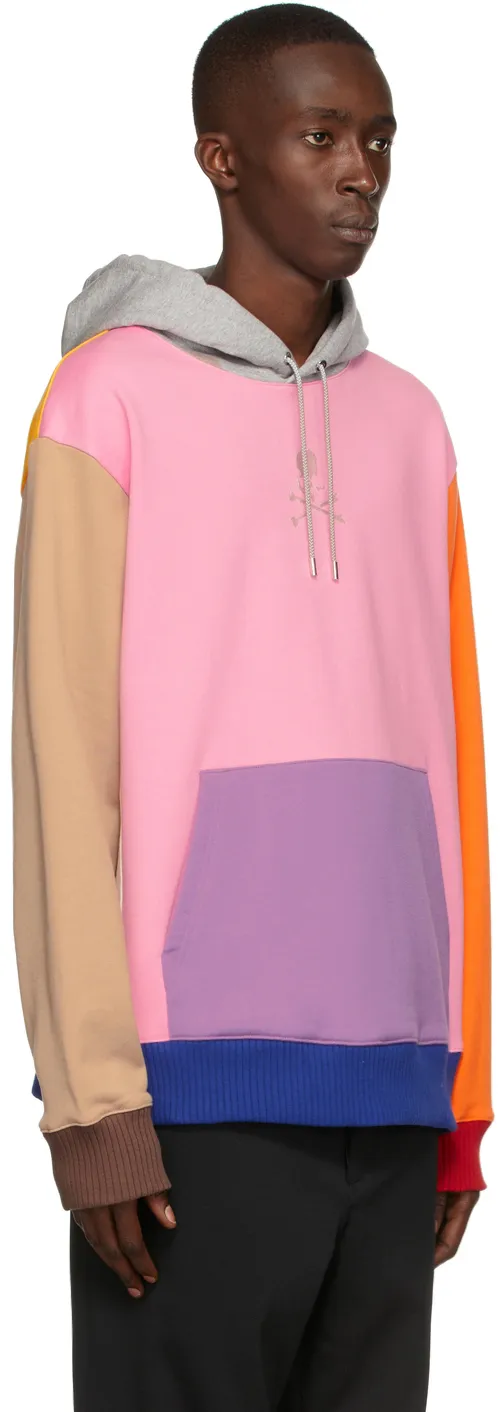 Color Matching Hooded Hoodie