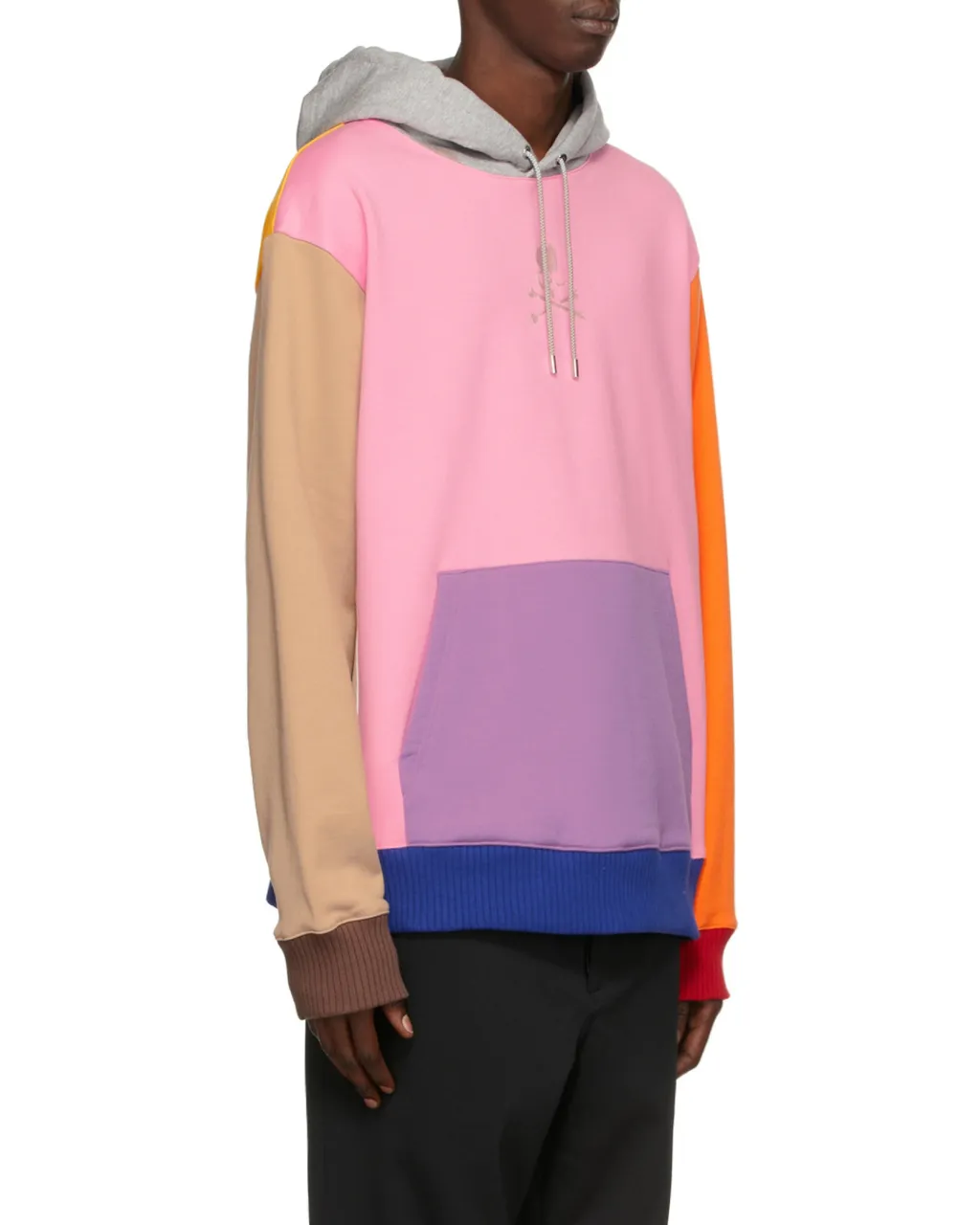 Color Matching Hooded Hoodie