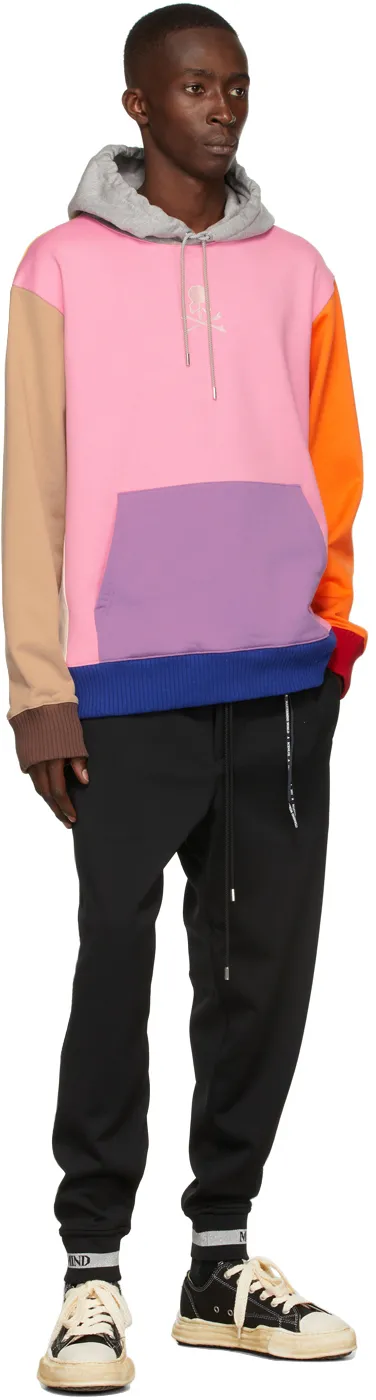 Color Matching Hooded Hoodie