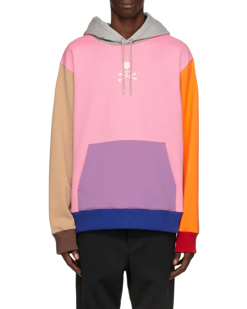 Color Matching Hooded Hoodie
