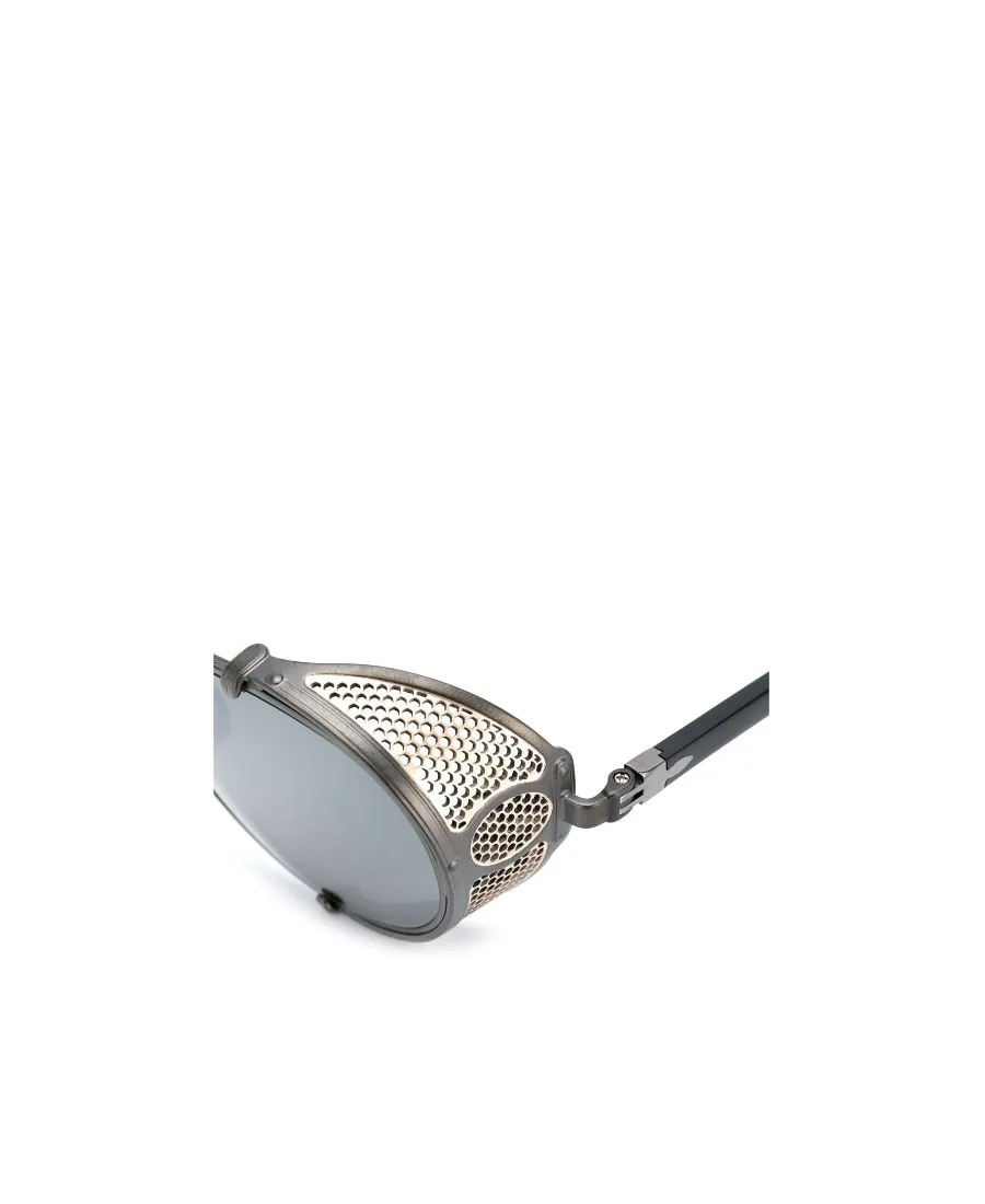 Round-Frame Tinted Sunglasses