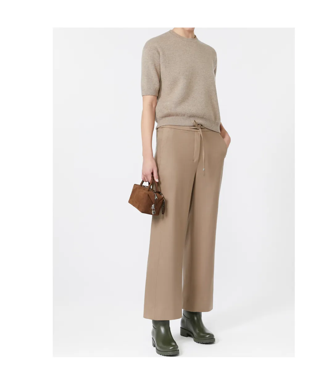 Short-Sleeved Crewneck Jumper