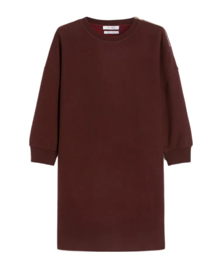 Short Wool And Cashmere Jersey Dress