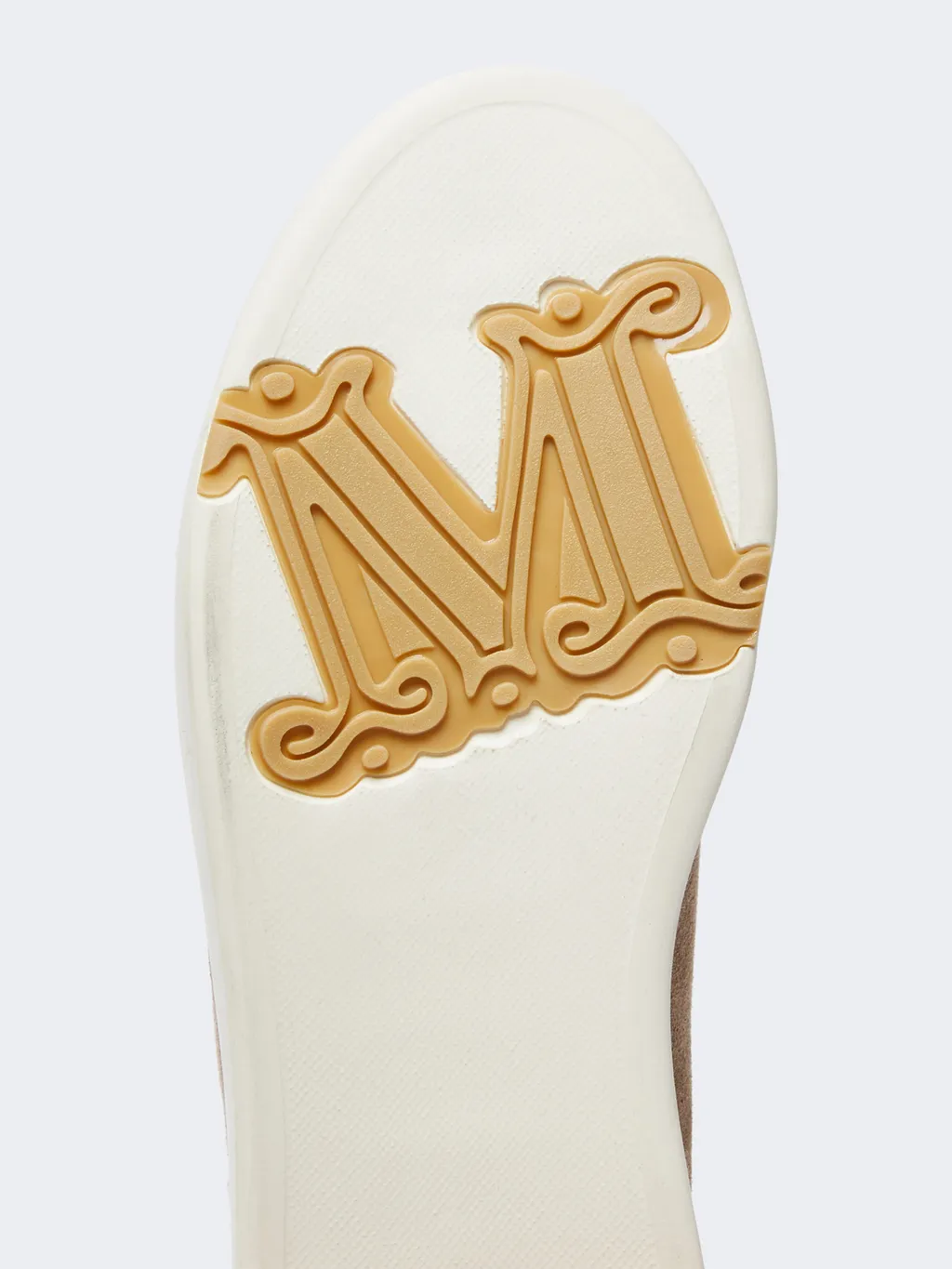 Sneakers In Suede, And Alpaca And Cashmere Teddy Fabric