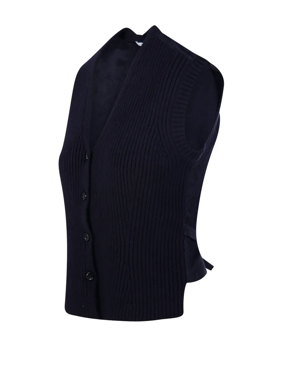 V-Neck Button-Up Gilet
