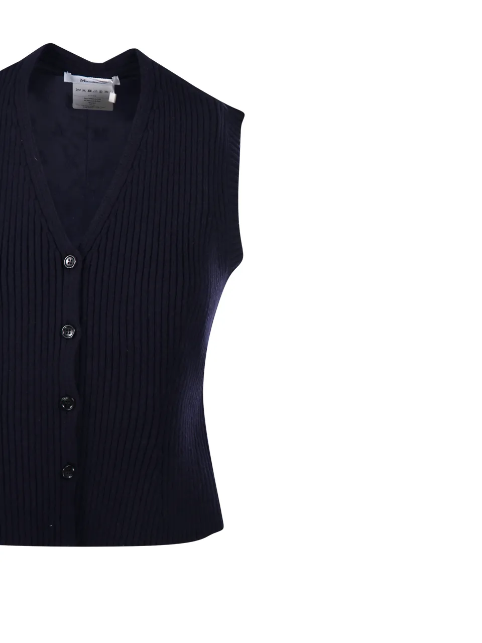 V-Neck Button-Up Gilet