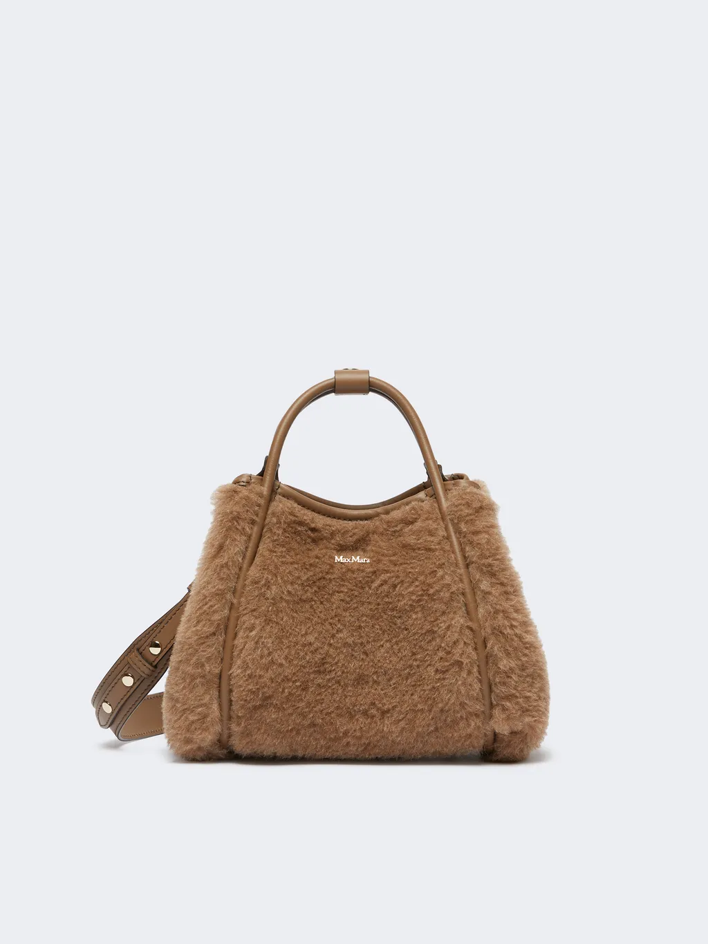 Marine Fluffy Xs Top Handle Bag