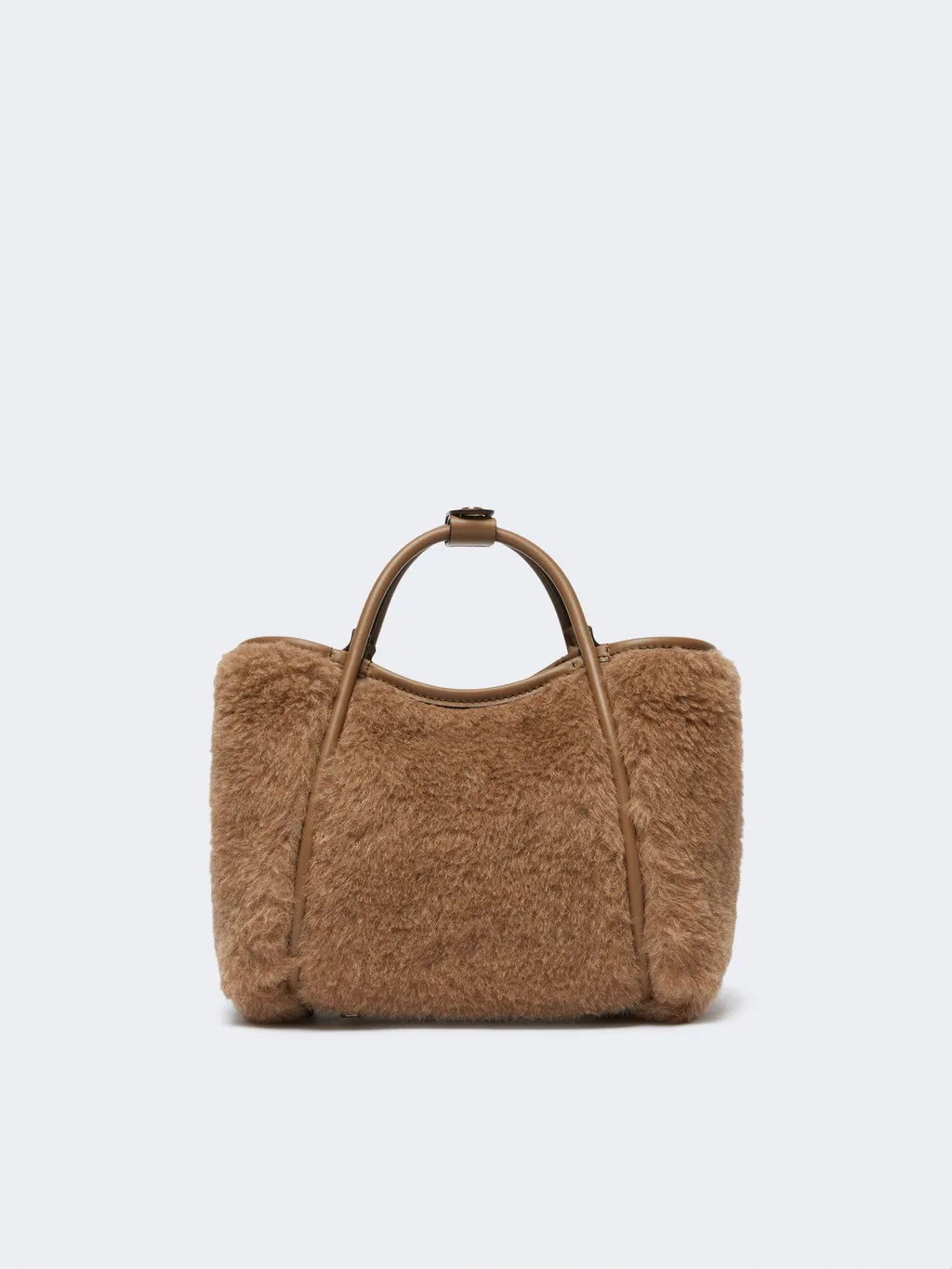 Marine Fluffy Xs Top Handle Bag