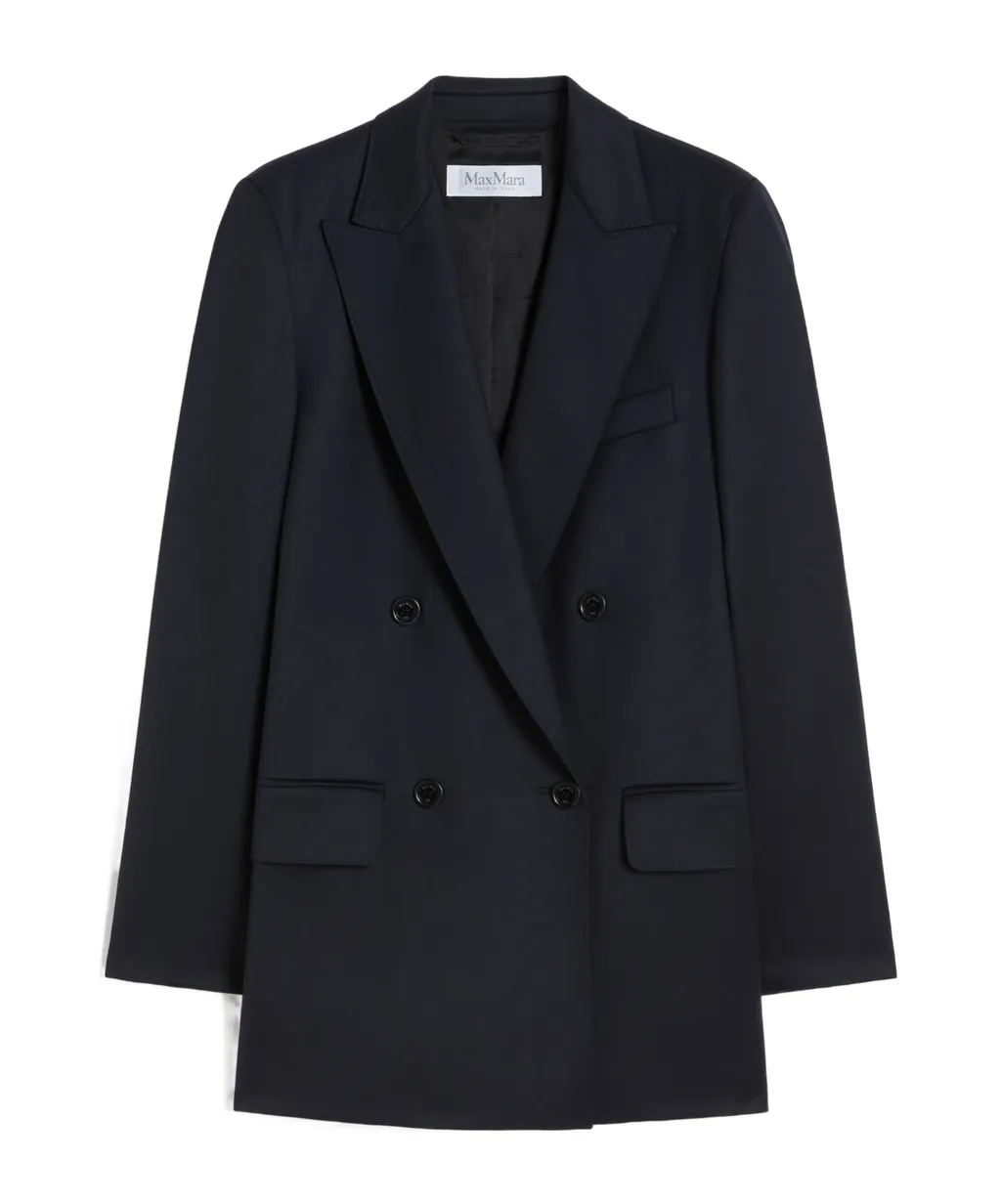 Double Breasted Button-Up Blazer