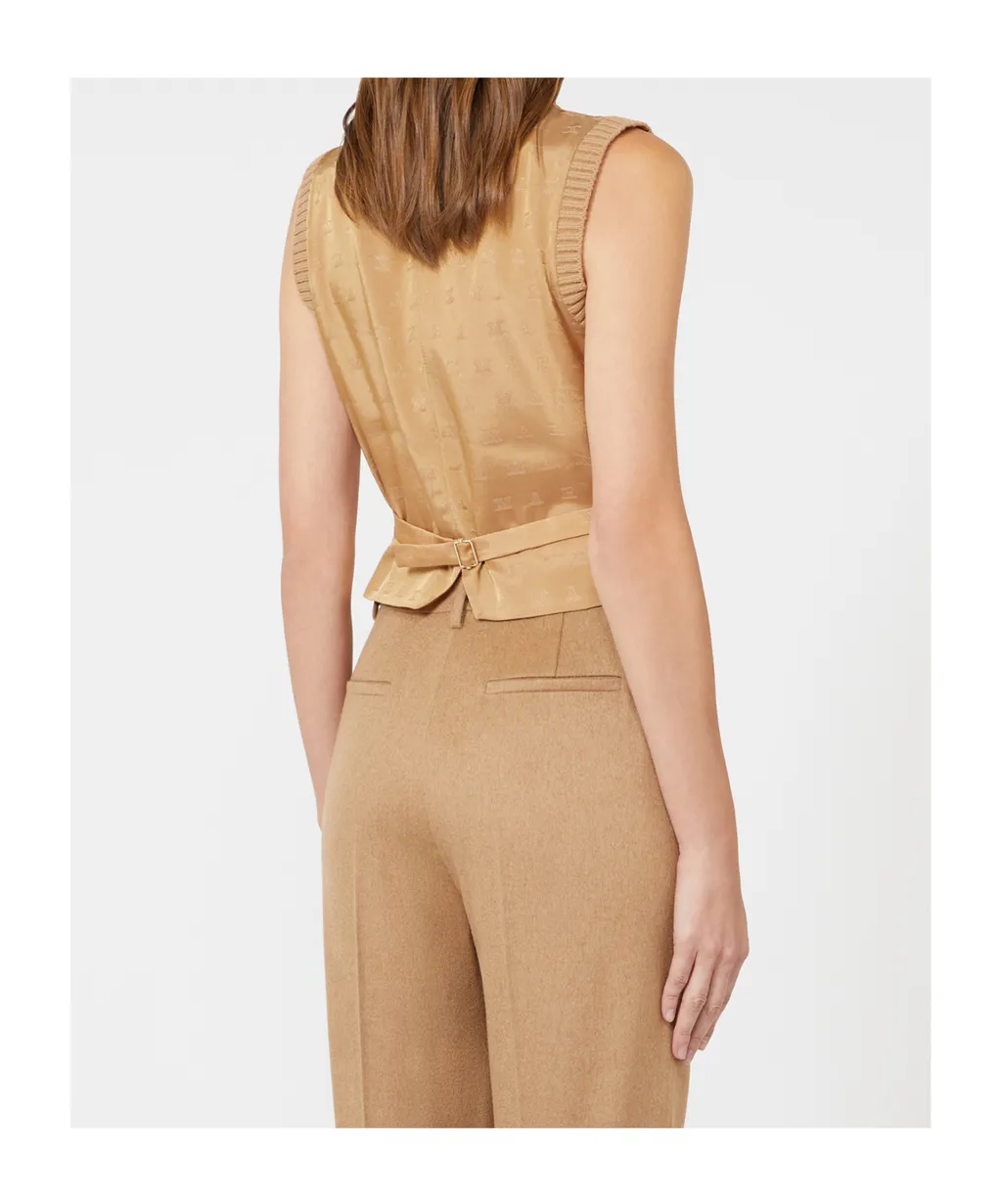V-Neck Button-Up Gilet