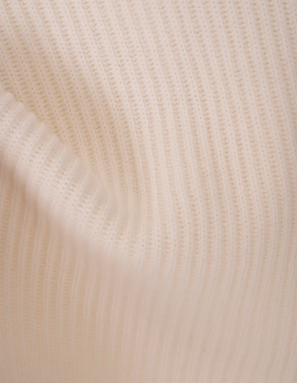 Studio Mock Neck Ribbed Jumper