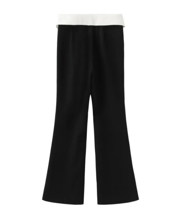 Lapel Casual Pants