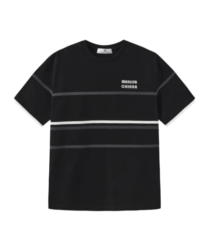 Striped Short-Sleeved T-Shirt