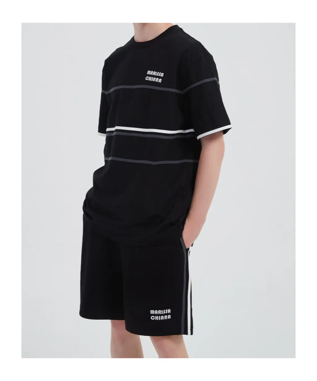Striped Short-Sleeved T-Shirt