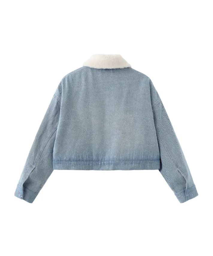 Long-Sleeved Denim Jacket