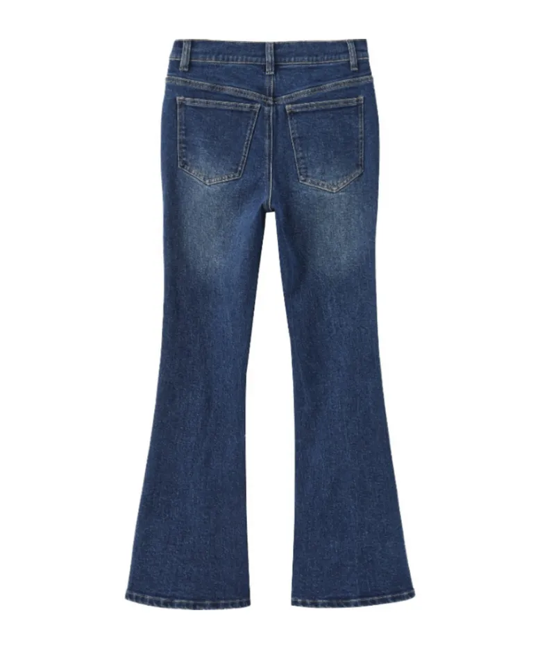 Front Slit Jeans