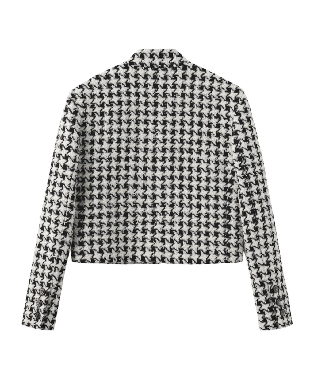 Houndstooth Casual Jacket