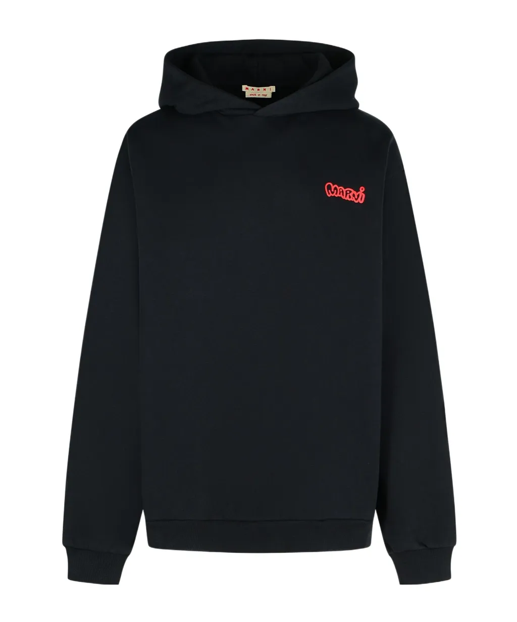 Logo-Printed Hoodie