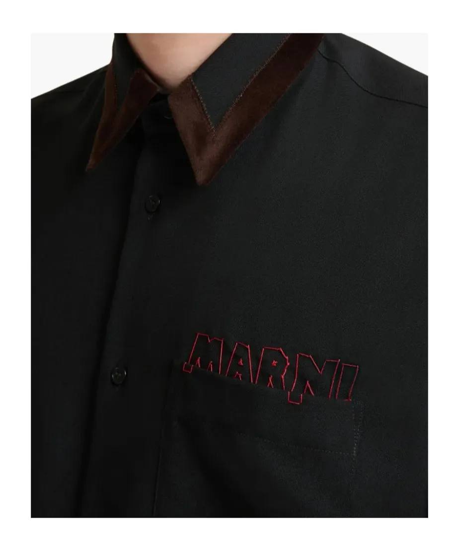 Collared Long-Sleeve Shirt