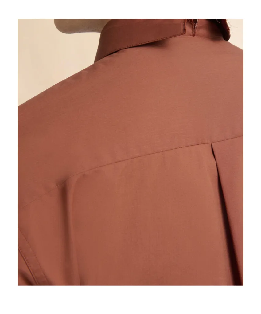 Cotton Poplin Shirt With Marni Mending Logo