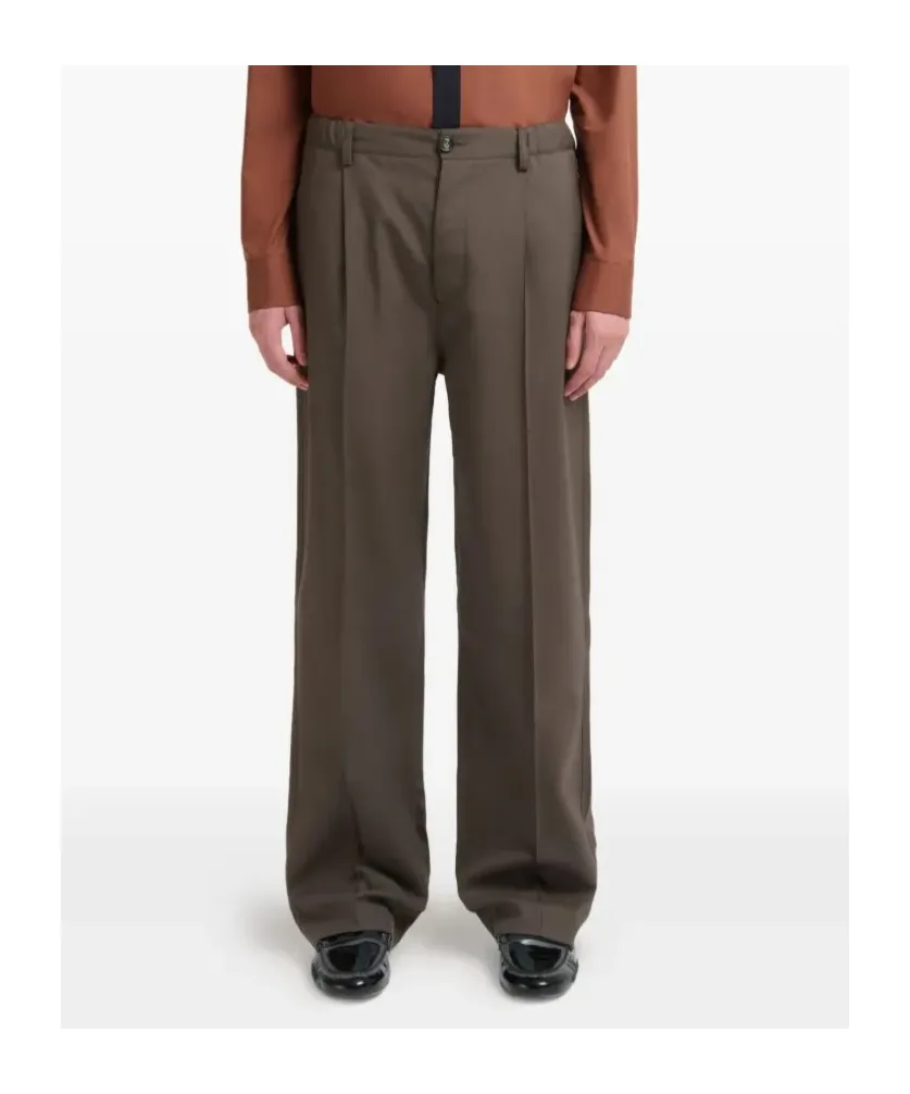 Straight-Leg Trousers