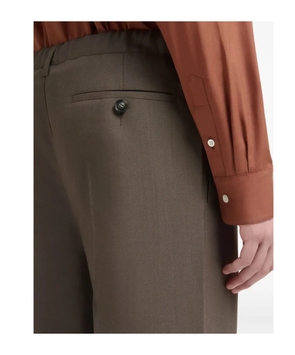 Straight-Leg Trousers