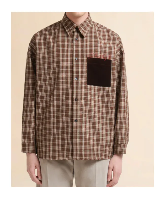 Checked Long Sleeved Shirt