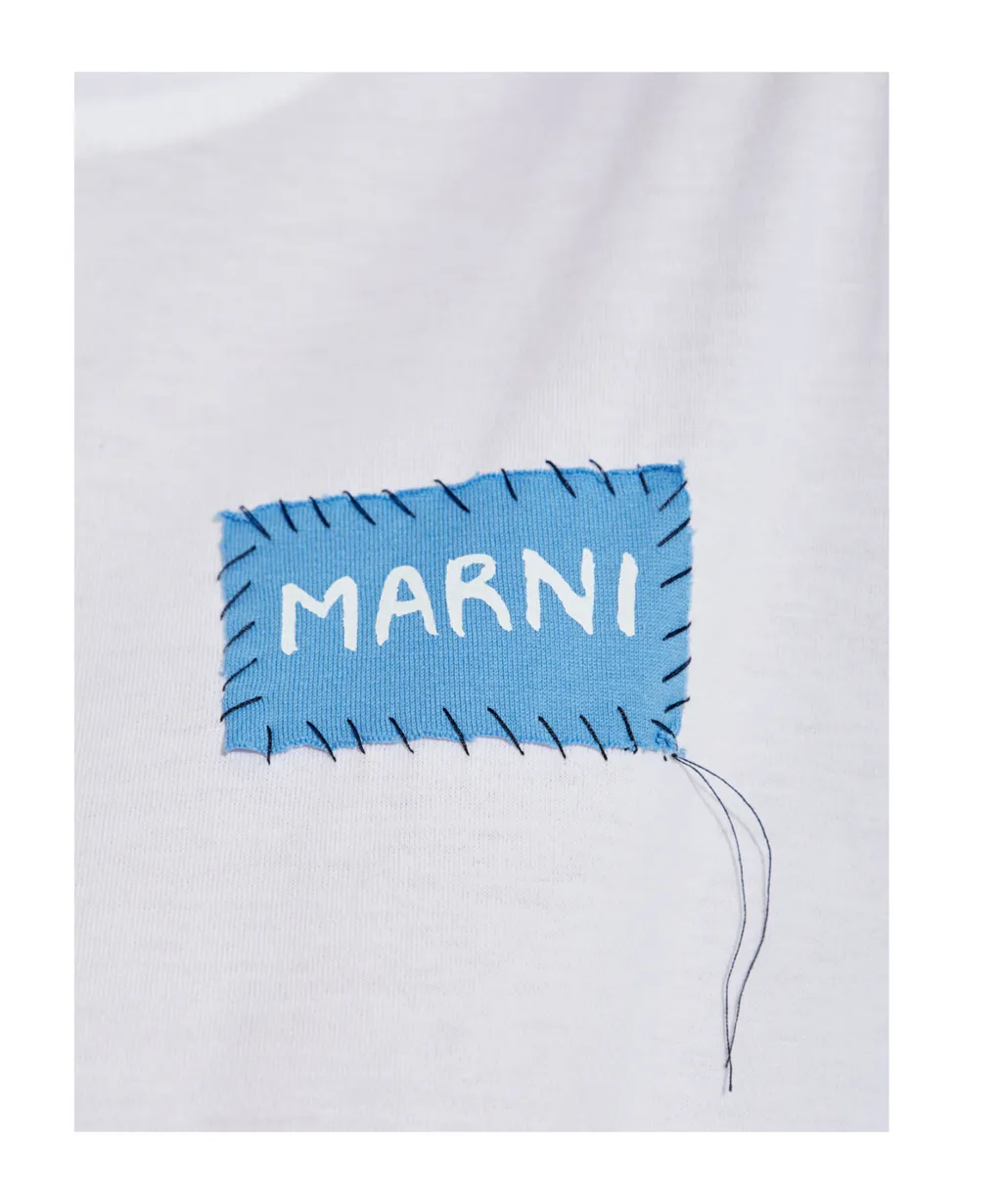 Logo Applique Crewneck T-Shirt