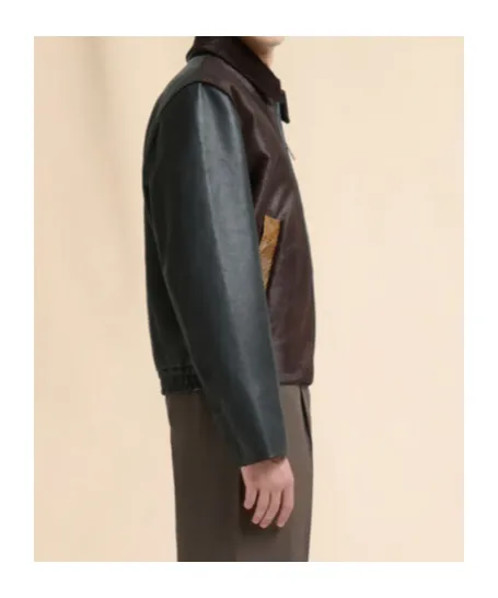 Zipped Leather Jacket