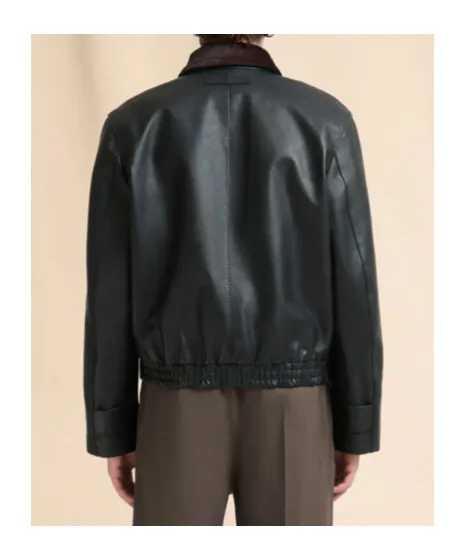 Zipped Leather Jacket