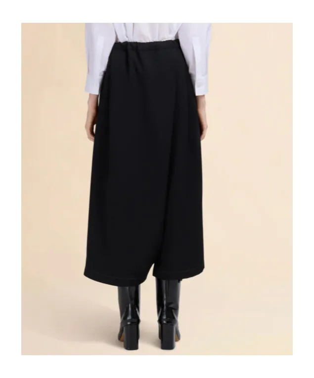 Pleated Cropped Trousers